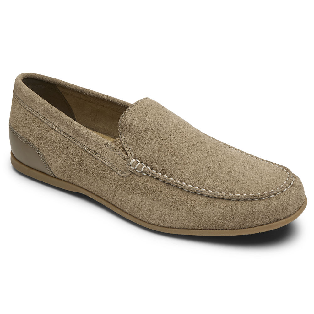 Slip-Ons Rockport Hombre Mexico - Malcom Venetian Verde Oliva - UWIXK3065